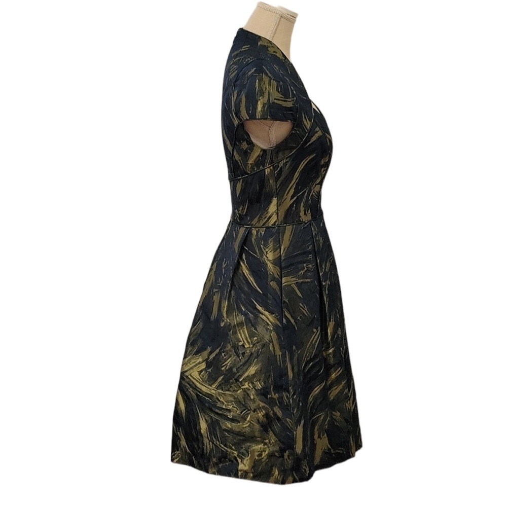 Theia cap sleeve formal dress - Picture 2 of 7